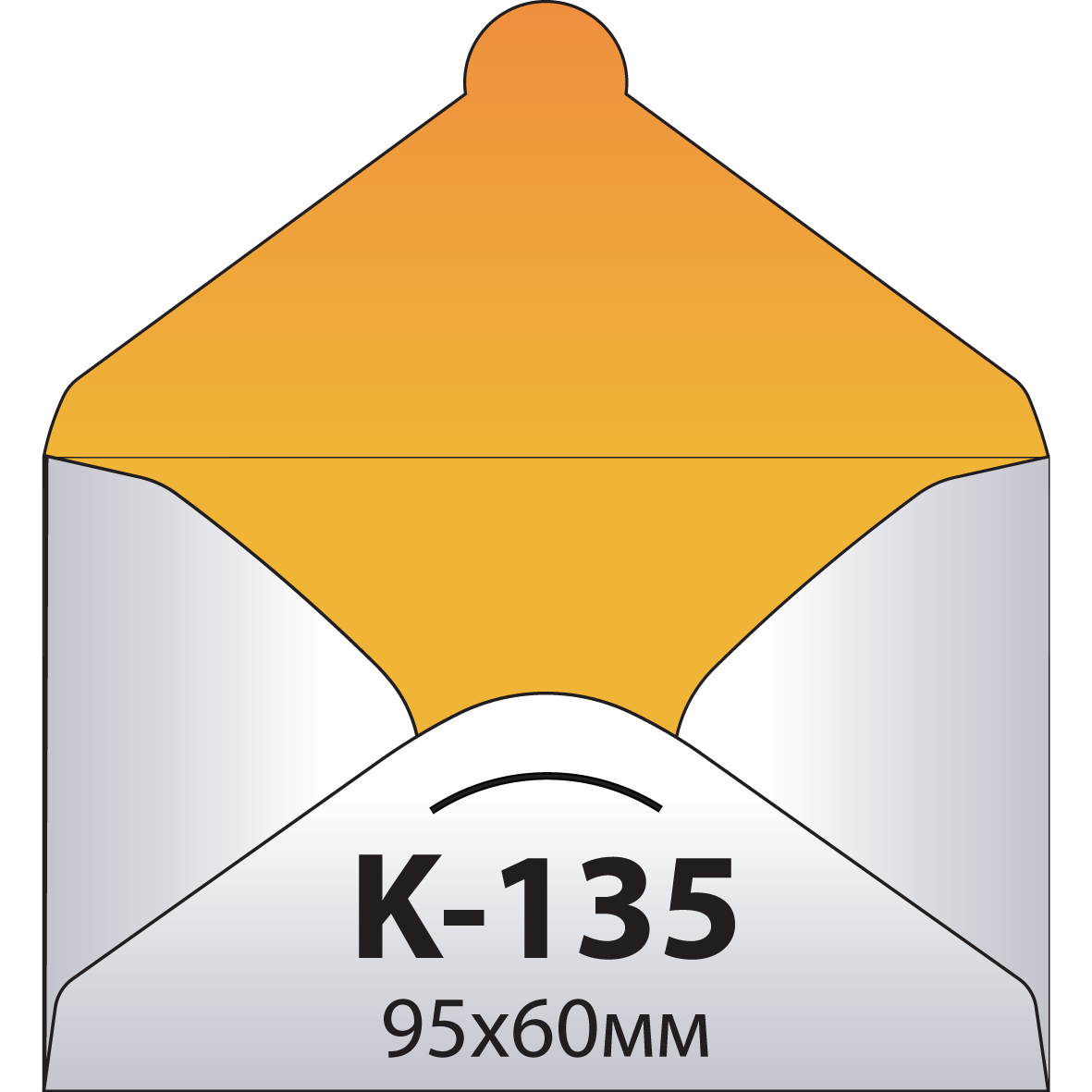 Схема конверта 112х72 мм
